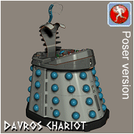 Davros chariot - click to download Poser file