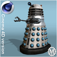 Dalek1-v1 - click to download Cinema 4D file
