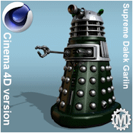Supreme Dalek Gariin - click to download Cinam 4D file