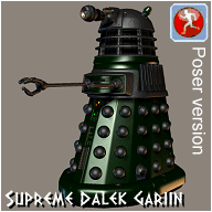 Supreme Dalek Gariin - click to download Poser file