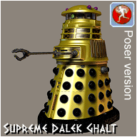 Supreme Dalek Ghalt - click to download Poser file